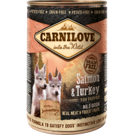 Carnilove Dog Salmon & Turkey for Puppies Canned Våtfôr til valp 