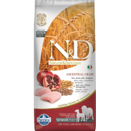 Farmina N&D Ancestral Grain Chicken & Pomegranate Senior Medium/Maxi Tørrfôr til hund 