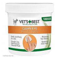Vet's Best Clean Eye Round Pads 