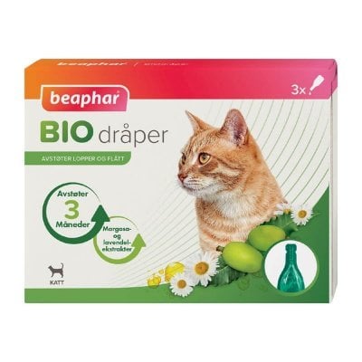 Beaphar Biodråper flåttmiddel til katt