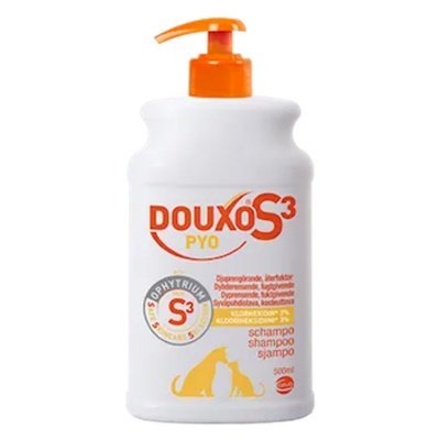 Douxo S3 Pyo Shampoo til hund og katt