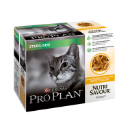 Purina Pro Plan Cat Chicken Sterilised i Saus Multipack 