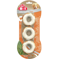 8in1 Delights Meaty Chewy Rings 