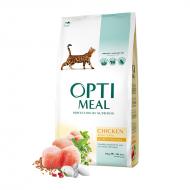 OPTIMEAL Cat Adult & Senior Chicken with Dental Care 