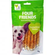 Four Friends Twisted Stick Chicken Tyggepinner til hund 