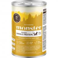 Monster Single Protein Våtfôr til hund med Kylling 