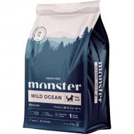 Monster Grain Free Wild Ocean Tørrfôr til hund med Hvit fisk 