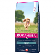 Eukanuba Tørrfôr til Liten og Medium Hund med Laks og Bygg 