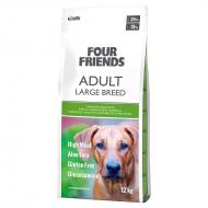 Four Friends Dog Adult Large Breed Tørrfôr til Store Hunderaser med Kyllingsmak 