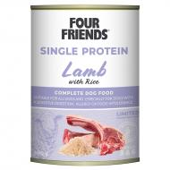 Lupus Four Friends Single Protein Lamb with Rice Våtfôr til Hund 