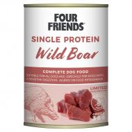 Four Friends Single Protein Wild Boar Våtfôr til Hund 