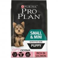 Purina Pro Plan Puppy Small & Mini Sensitive Skin OPTIDERMA 