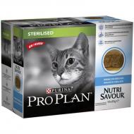 Purina Pro Plan Cat Wet Nutrisavour Sterilised Cod 