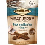 Carnilove Dog Meat Jerky Duck with Herring Fillet Bar Godbiter til hund 