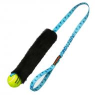 tug-e-nuff sheepskin Bungee Chaser with Tennis Ball 