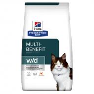 Hill's Prescription Diet w/d Multi-Benefit tørrfôr til katt med kylling 