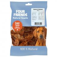 Four Friends Natural Snacks Ostrich Stripes Godbiter til hund 