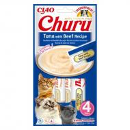 Churu Cat Creamy Tuna with Beef Kattesnacks 