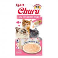 Churu Cat Creamy Tuna with Salmon Kattesnacks 