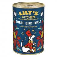 Lily's Kitchen Three Bird Feast Våtfôr til hund 