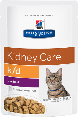 Hill's Prescription Diet Feline k/d Beef våtfôr