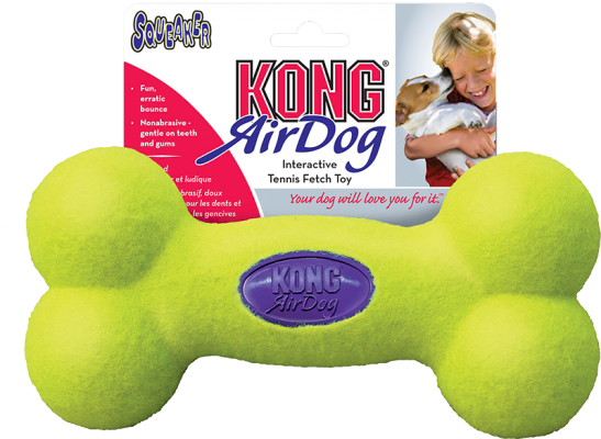 Kong Airdog Squeaker Bone Hundeleke