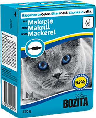 Bozita Cat Kylling & Makrell i Gelé Våtfôr til katt