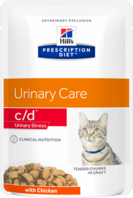 Hill's Prescription Diet Feline c/d Urinary Stress Chicken våtfôr