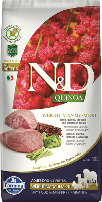 Farmina N&D Dog Quinoa Weight Management Lamb Adult