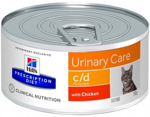 Hill's Prescription Diet Feline c/d Finhakket våtfôr til katt