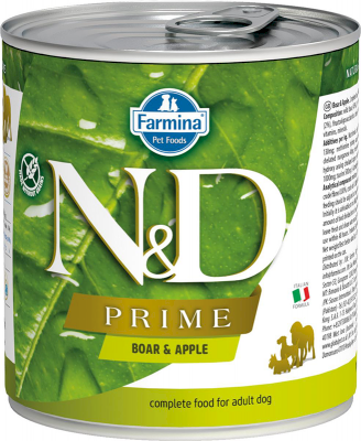 Farmina N&D Prime Wild Boar & Apple Våtfôr til hund