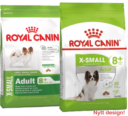 Royal Canin X-small Adult 8+ Tørrfôr til hund