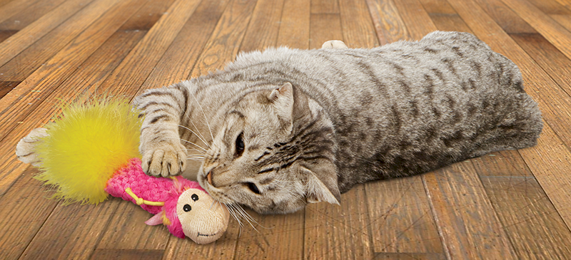 Kong Cat Pillows Critter med Kattemynte