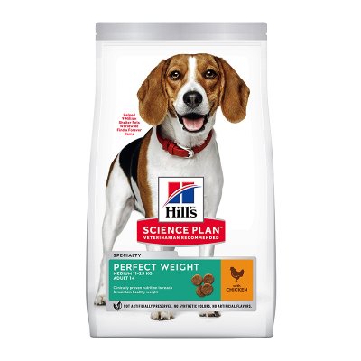 Hill's Science Plan Dog Adult Perfect Weight Medium Chicken
