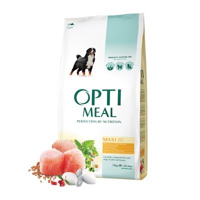 OPTIMEAL Dog Adult & Senior Maxi Breed Chicken with Joint Support