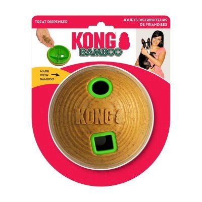 Kong Bambus Hundeleke Godbit Ball