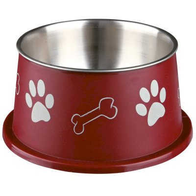 Trixie Spaniel Hundeskål i rustfritt stål/plast Assortert farge