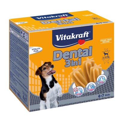Vitakraft Dental 3i1 Tyggepinner hundesnacks