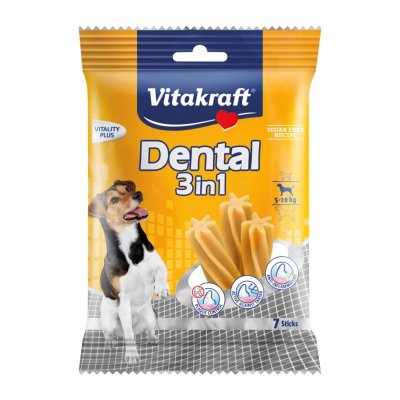 Vitakraft Dental Care 3i1 Tyggepinner hundesnacks