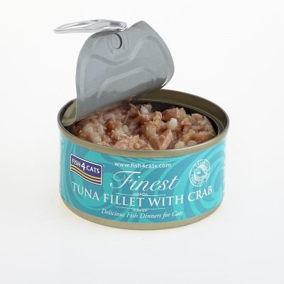Fish4Cats Finest Våtfôr for katt - Tunfisk og krabbe