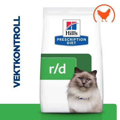 Hill's Prescription Diet R/D Weight Reduction Tørrfôr til katt med kylling