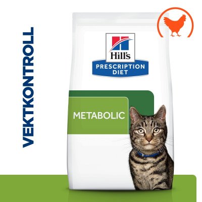Hill's Prescription Diet Metabolic Tørrfôr til katt med kylling
