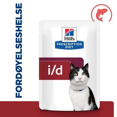 Hill's Prescription Diet I/D Digestive Care Våtfôr til katt med laks