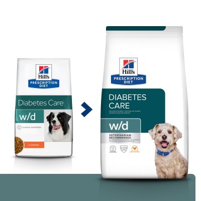 Hill's Prescription Diet W/D Diabetes Care Tørrfôr til hund med kylling