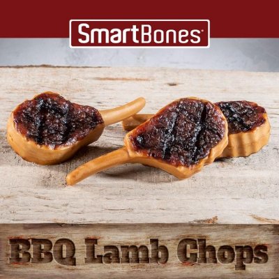 SmartBones Grill Masters BBQ Lamb Chops Tyggebein