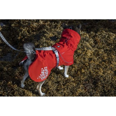 Hurtta Monsoon Eco Regndekken til Hund Rød