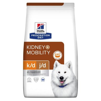 Hill's Prescription Diet K/D Kidney Care + Mobility Tørrfôr til hund med kylling