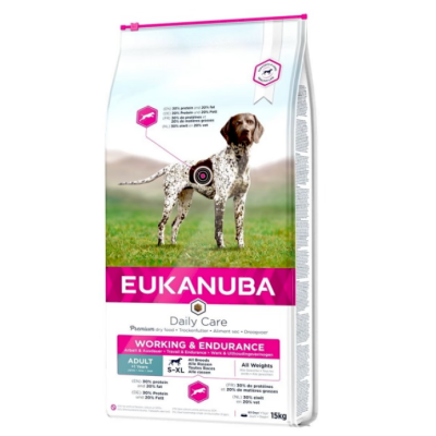 Eukanuba Daily Care Working & Endurance Tørrfôr til Aktiv Stor Hund