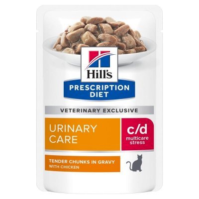 Hill's Prescription Diet c/d Multicare Stress Urinary Care Våtfôr til katt med kylling