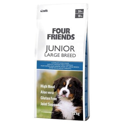 Four Friends Junior Large Breed Tørrfôr til Valp av Store Hunderaser